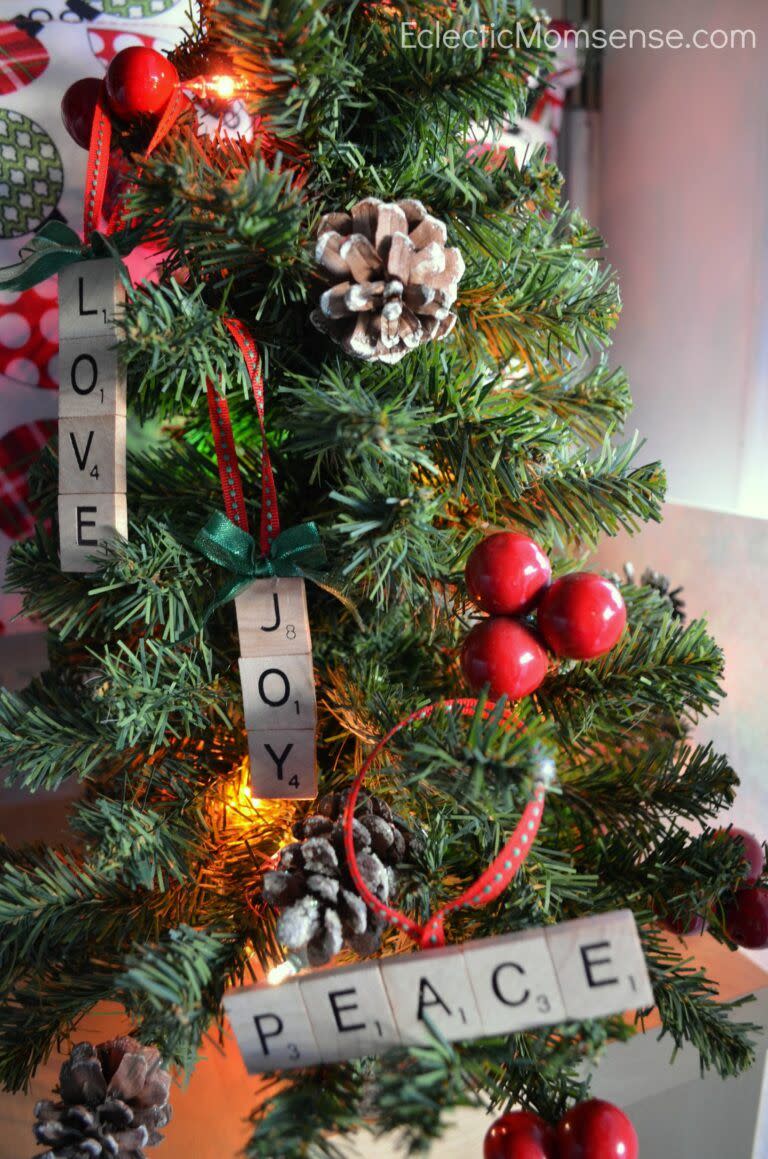 Scrabble Ornaments