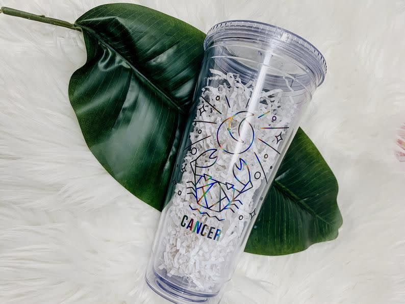 Personalized 32oz. Zodiac Tumbler