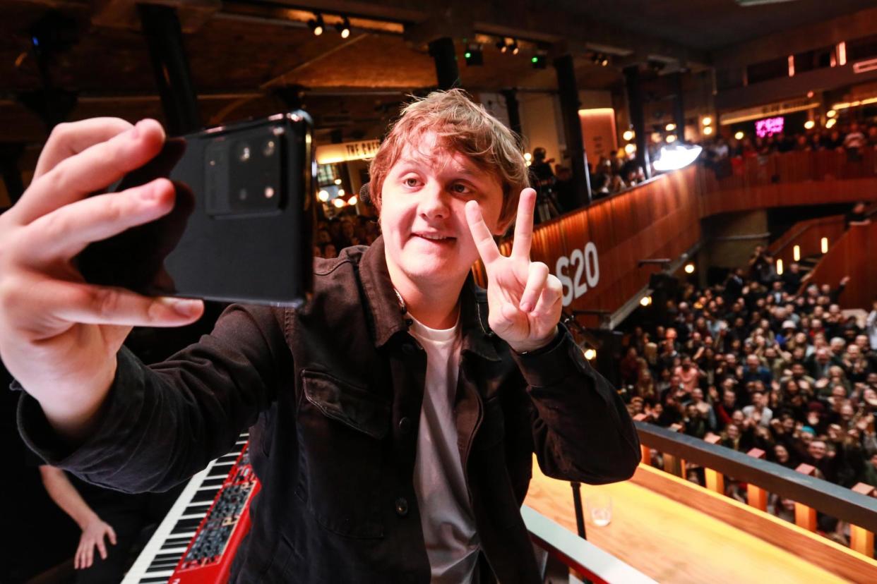 Brit award nominee Lewis Capaldi surprises passers-by with a surprise 30- minute concert: PA