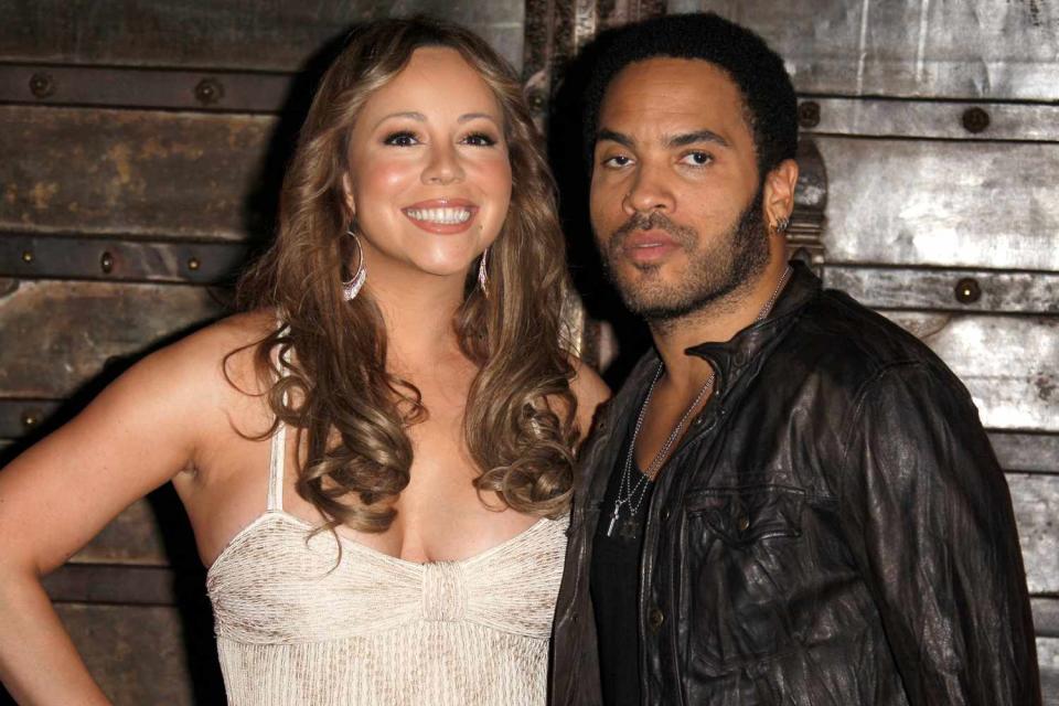 <p>George Pimentel/FilmMagic</p> Mariah Carey and Lenny Kravitz ni Cannes in May 2009