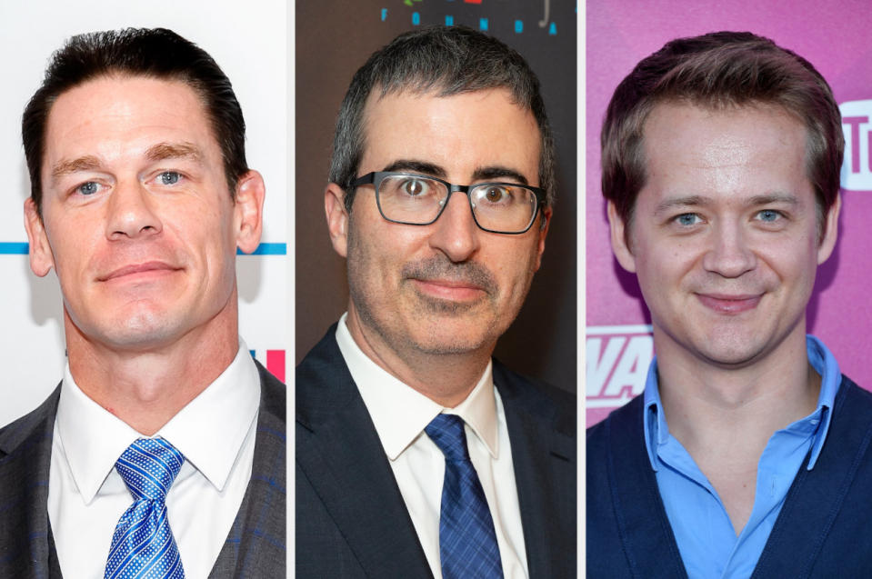 All of them turn 44 this year. John Cena and John Oliver share the same birthday and were born on April 23, 1977, and Jason was born on April 26, 1977. 