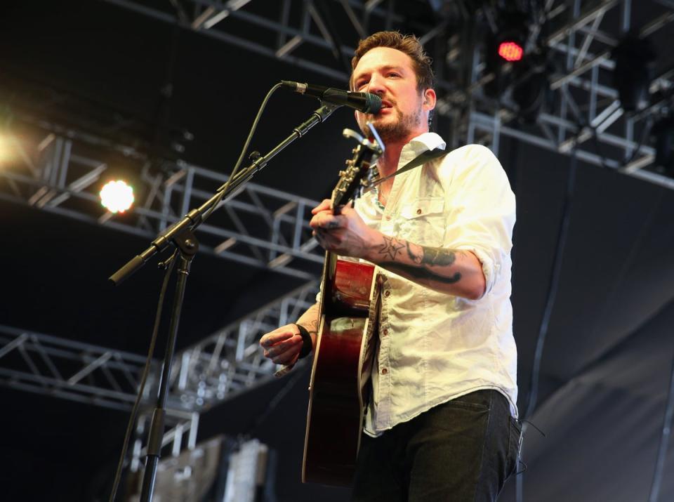 Frank Turner said the world record attempt was ‘on brand’ for him (Getty)
