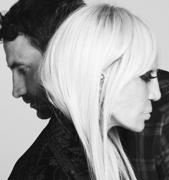 Riccardo Tisci invited friend and fellow designer, Donatella Versace to pose in a fall 2015 ad campaign.