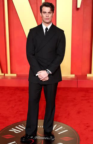 <p>Jamie McCarthy/WireImage</p> Nicholas Galitzine on March 10, 2024