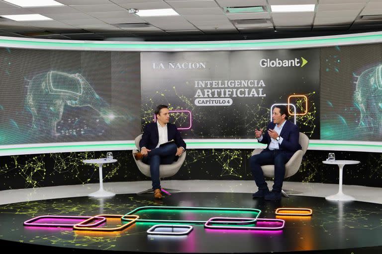 José del Río (LA NACION) y Nicolás Kaplun (Globant)