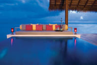 One&Only Reethi Rati, Maldives - North Male 233; Atoll, Republic of Maldives (00 960 664 8800; www.oneandonlyresorts.com) Grand Water Villa from Rs 2,13,940 per night 