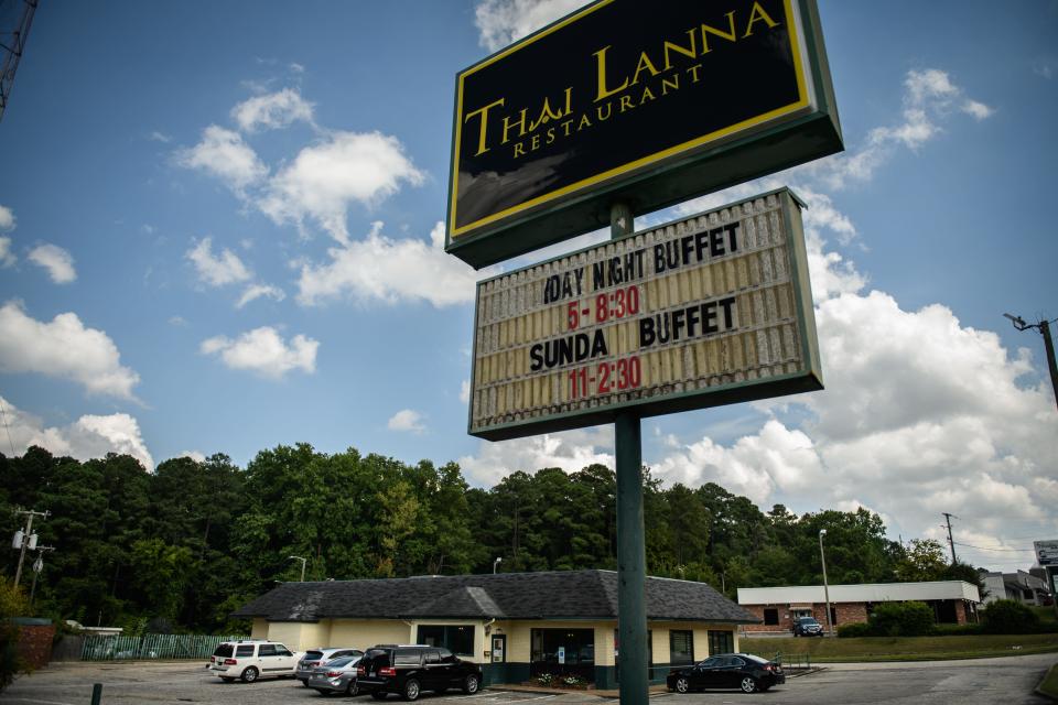 Thai Lanna Restaurant, at 1342 Bragg Blvd. in Fayetteville.