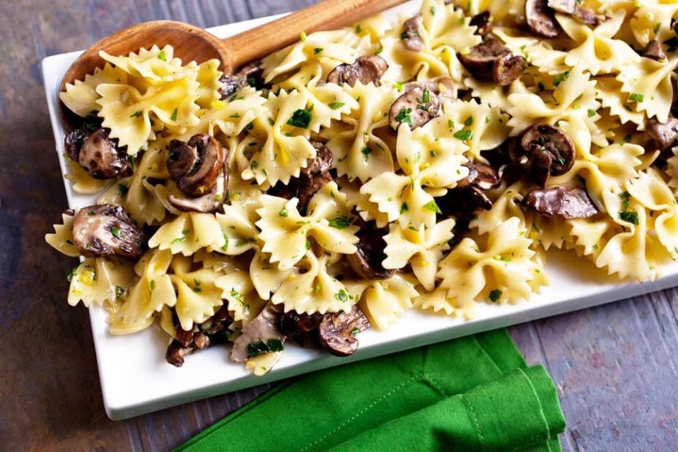Pasta With Mushrooms and Gremolata