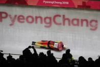 Skeleton - Pyeongchang 2018 Winter Olympics – Women's Finals - Olympic Sliding Center - Pyeongchang, South Korea – February 16, 2018 - Jacqueline Loelling of Germany. REUTERS/Arnd Wiegmann