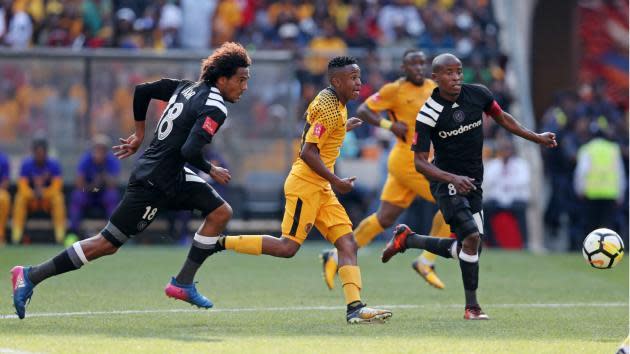 The two rivals head to head. Orlando Pirates vs Kaizer Chiefs