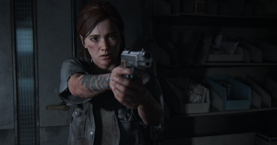 Ellie in The Last of Us Part II video game.