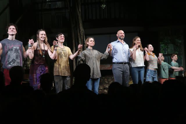 <p>Bruce Glikas/Getty</p> Corey Stoll with the cast of 'Appropriate' on Broadway