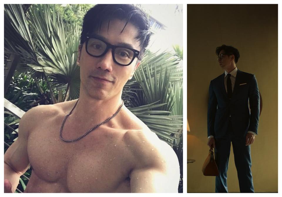 Singaporean model-photographer-actor Chuando Tan is in mm2's movie Precious Is The Night, due to be released in 2020. (Photos: Chuando Tan/Instagram/mm2 Entertainment)