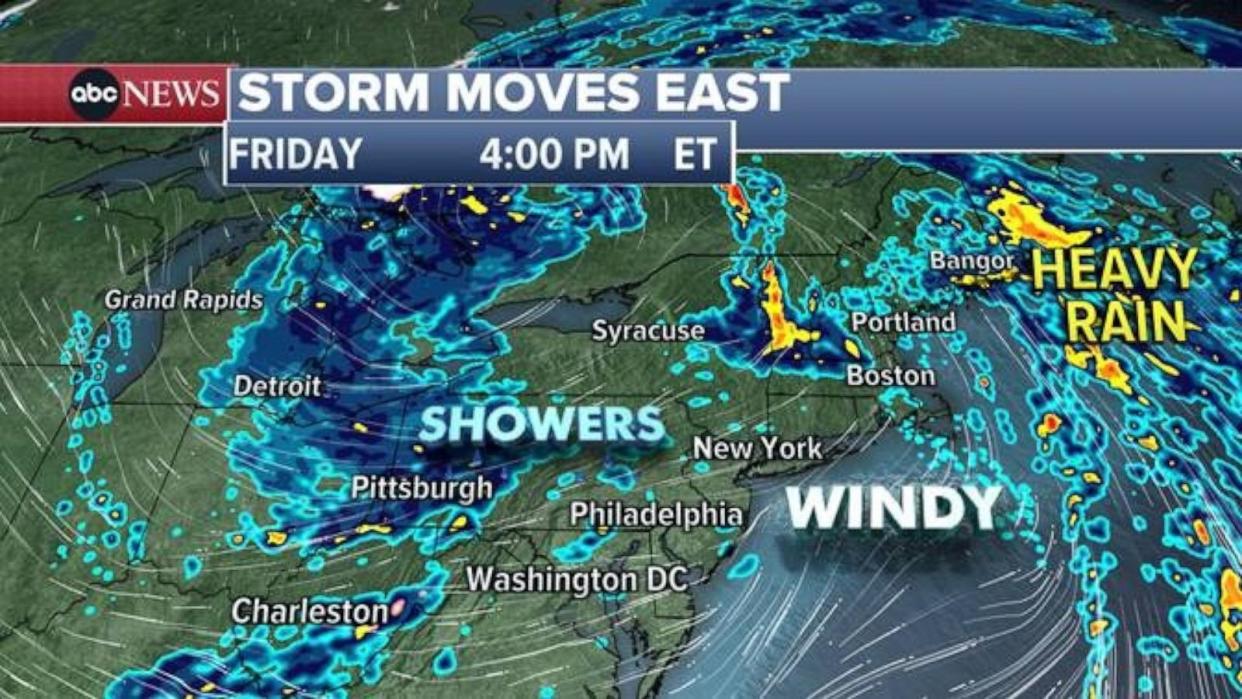 PHOTO: Storm moves East. (ABC News)
