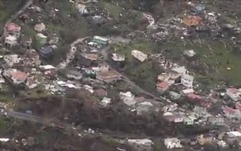 damage to island of Dominica after Hurricane Maria - Credit: Facebook/Caribbean Disaster Emergency Management Agency