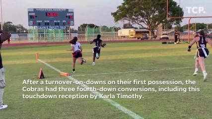 VIDEO: Highlights from Fort Pierce Central flag football repeating as district champions