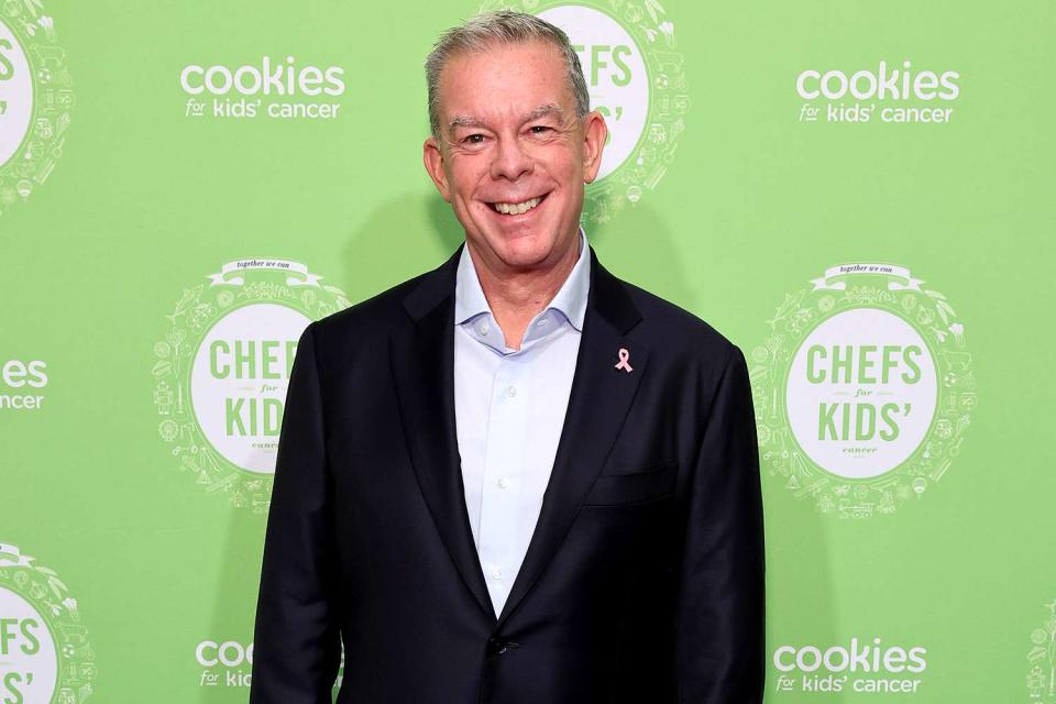 <p>Cindy Ord/Getty Images</p> Elvis Duran at a benefit in New York City in October 2023.