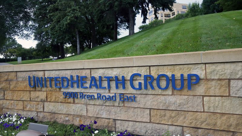 This 2019 photo shows the UnitedHealthcare headquarters in Minneapolis. A recent cybersecurity breach of one of the health care group’s companies has caused some impact to pharmacies in the U.S.