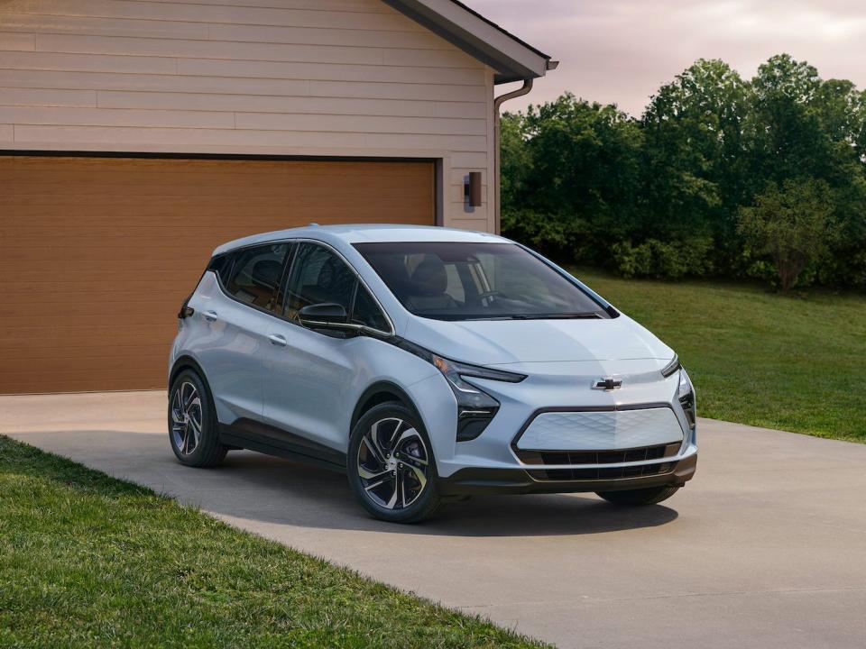 The 2023 Chevrolet Bolt EV electric hatchback.