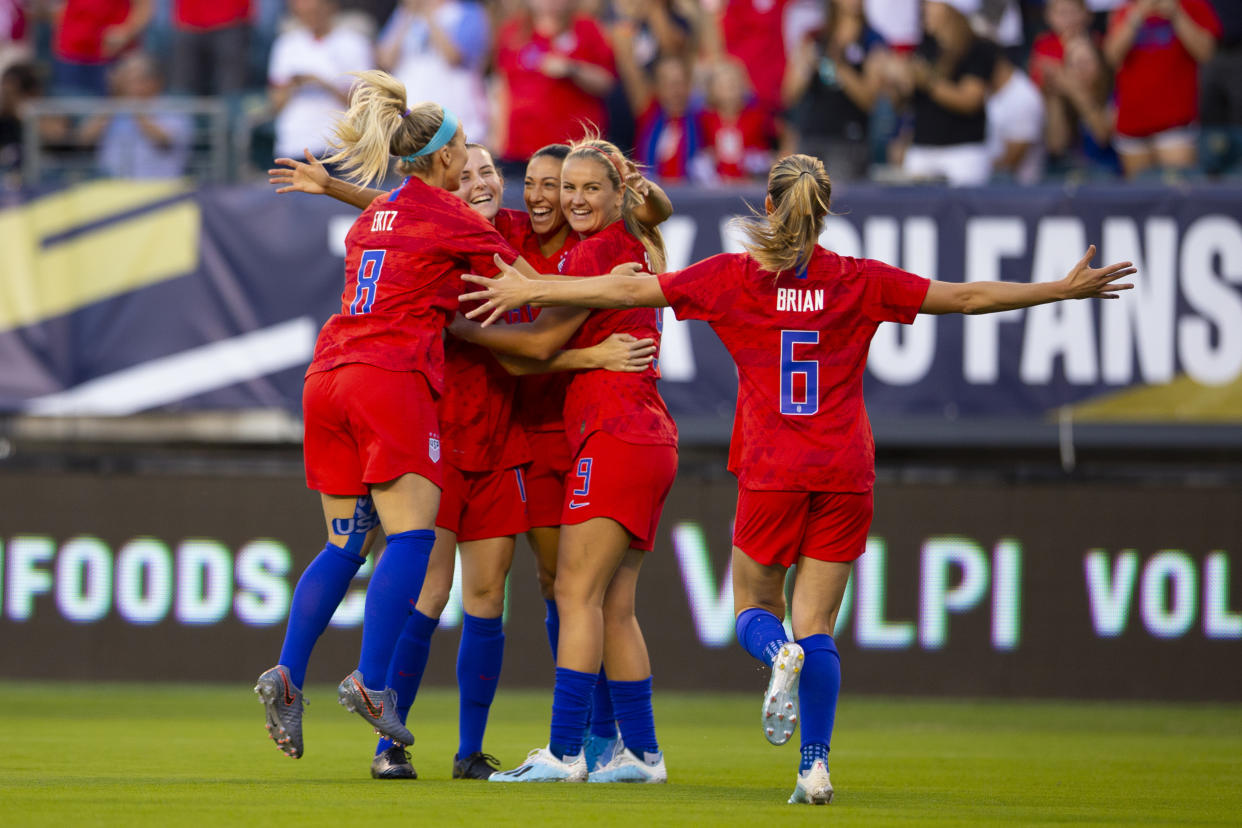 Nearly 50,000 fans attended the USWNT's friendly against Portugal on Thursday night in Philadelphia, setting a new team record.