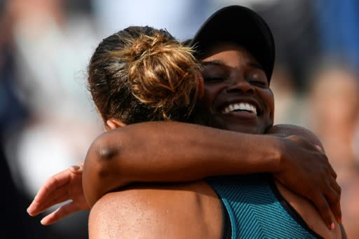 Keys cheered on her best friend Stephens, only to lose to her in the semi-finals