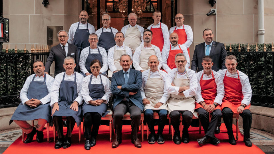 Club des Chefs des Chefs’ 2021 gathering in Paris. - Credit: Photo: courtesy Baptiste Fauchille