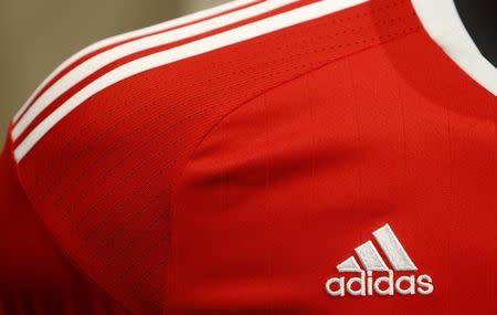 <b>Adidas<br></b>American maker of athletic-apparel. <br>Apparel Company Rank: #8<br>Overall Rank: #577<br>Sales: $11.8 billion<br>Profits: $739 million