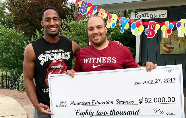 Logan Ryan gave his brother an incredible birthday gift.(Instagram/@realloganryan)