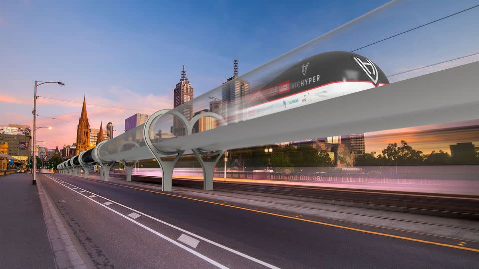 Hyperloop technology could make Melbourne to Sydney quicker than plane. Source: Facebook/ VIC Hyper