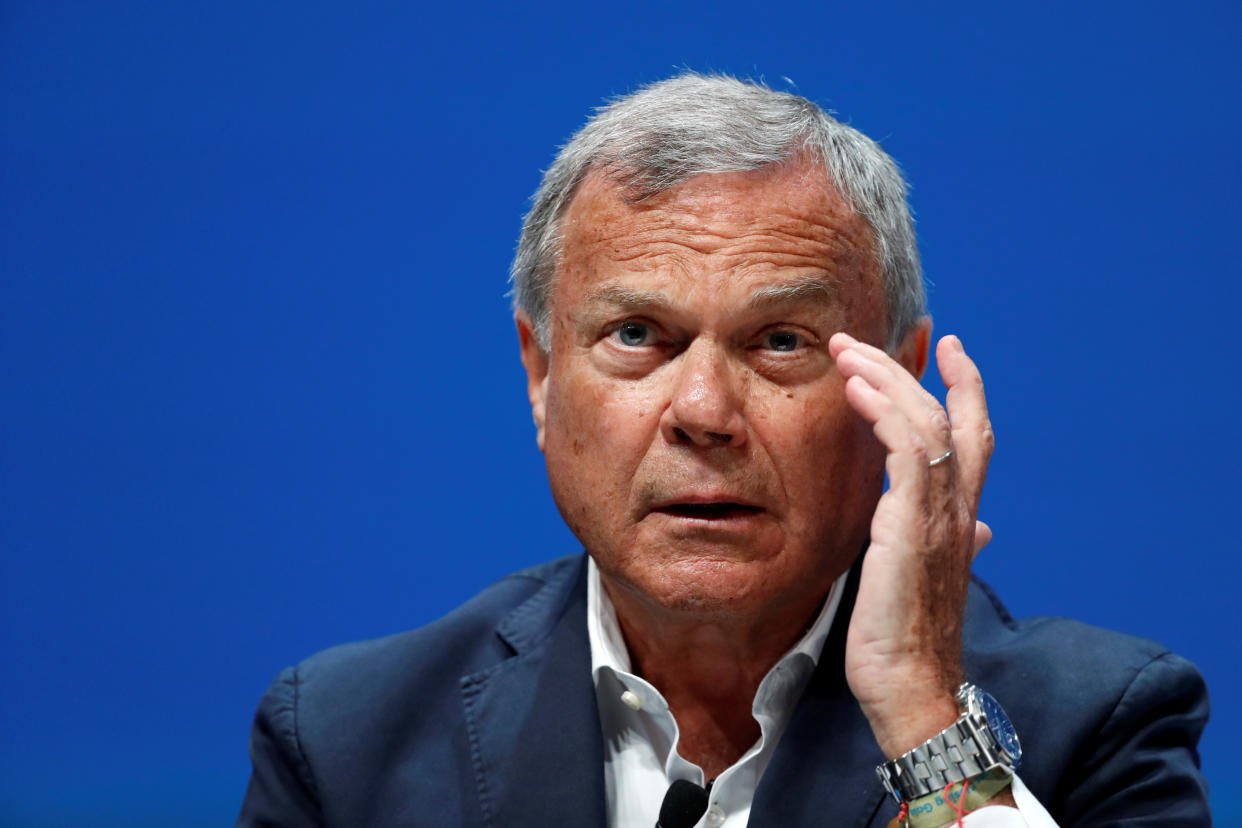 Sir Martin Sorrell attends a conference at the Cannes Lions International Festival of Creativity, in Cannes, France, June 22, 2018.  REUTERS/Eric Gaillard