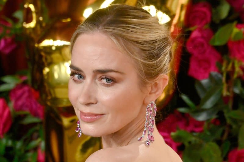 Emily Blunt attends the 95th annual Academy Awards at the Dolby Theatre in the Hollywood section of Los Angeles on Sunday, March 12, 2023. Photo by Jim Ruymen/UPI