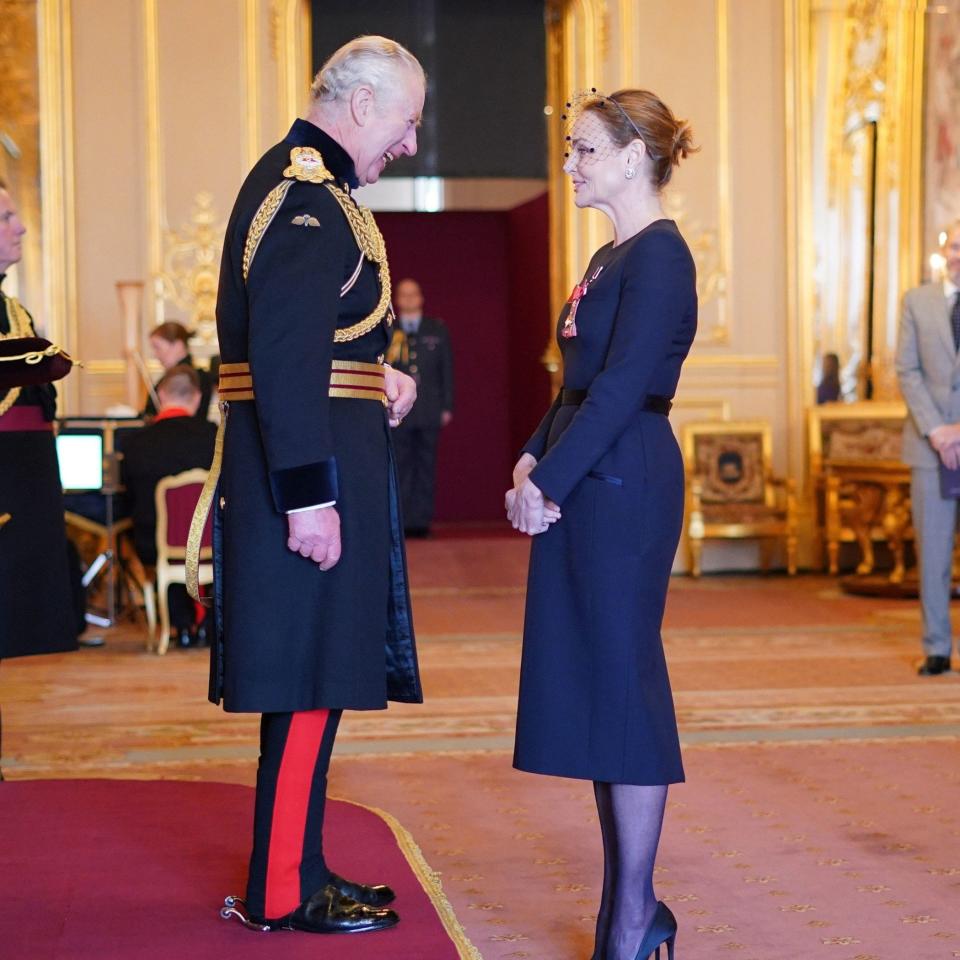 Designer Stella McCartney said accepting the CBE was 'the greatest moment' of her professional life - Yui Mok