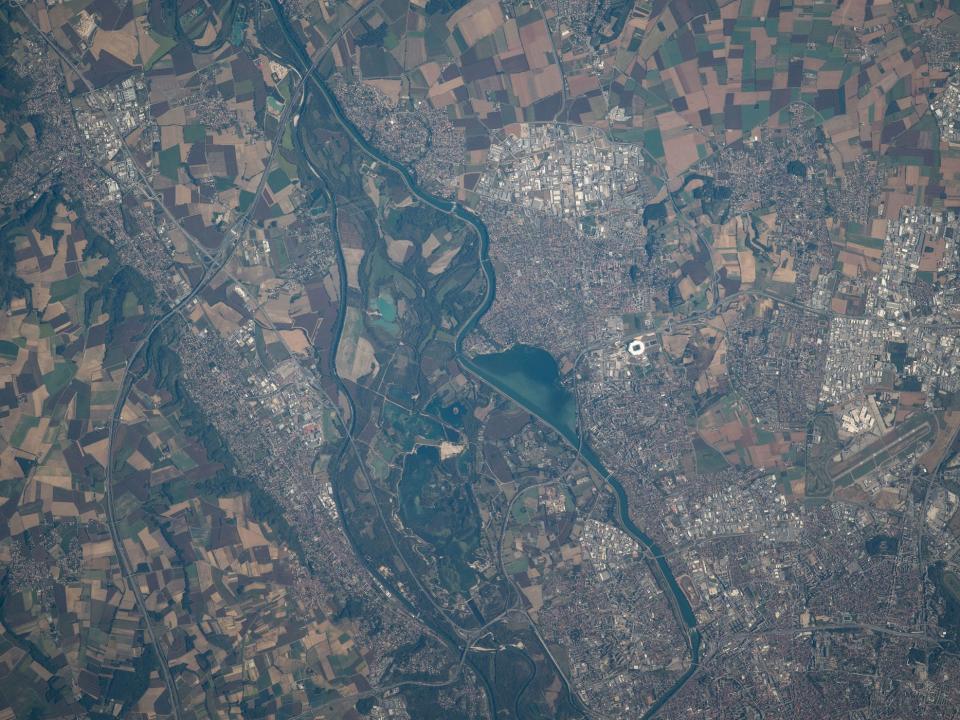 iss space station rhone river