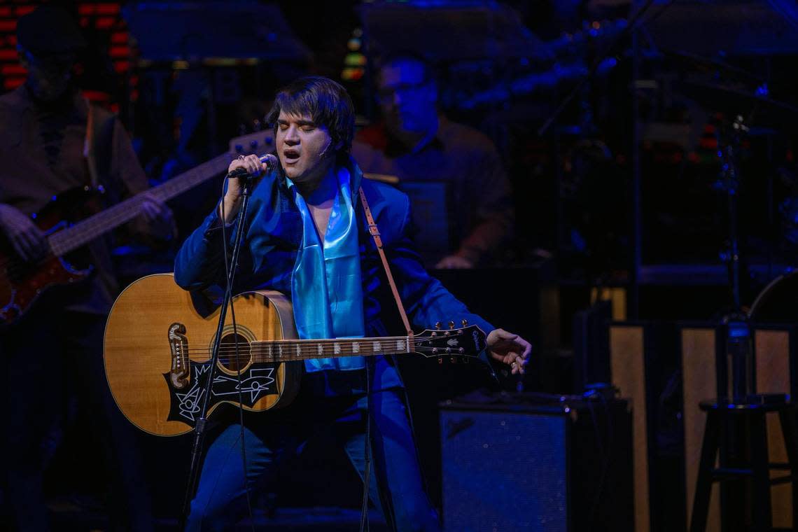 Trevino performs during the first set at New Theatre.