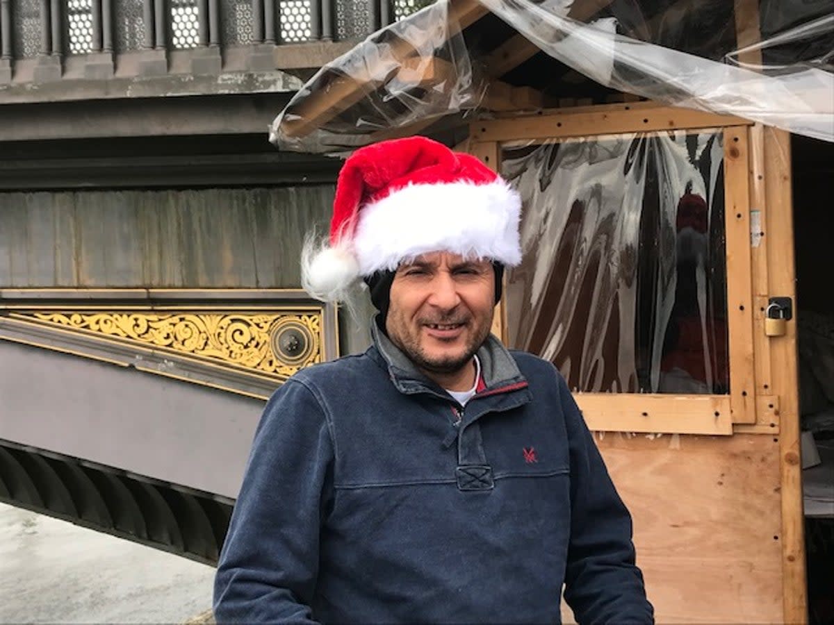 Shahoo Amini is wishing his west London neighbours a merry Christmas  (John Dunne)