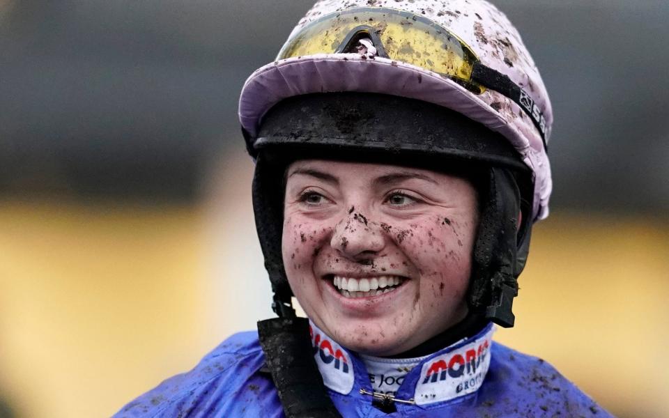 Bryony Frost bounced back from the disappointment of a broken collarbone to win at Cheltenham - Getty Images Europe