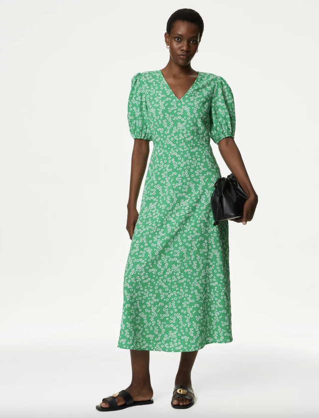 Hurry, this 'very flattering' M&S summer dress is going to sell out soon