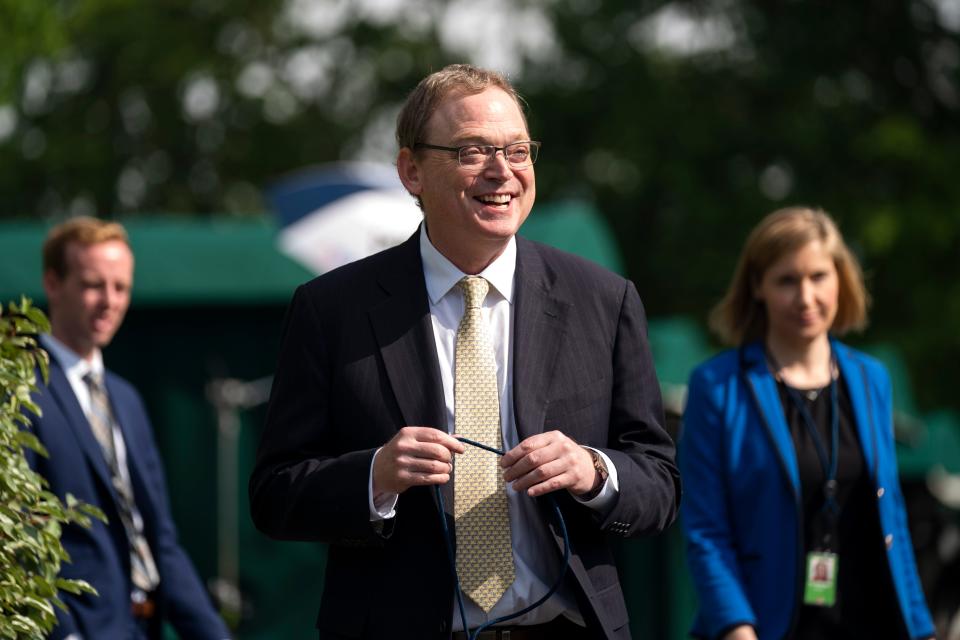 Kevin Hassett, former chairman of the Council of Economic Advisers, says the government "has bought some time with all the money that we've thrown at the economy" to alleviate the effects of the coronavirus.