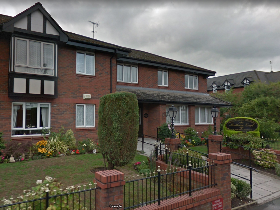 A couple were found dead in an apparent suicide pact at Rostherne Court retirement village in Altrincham, Greater Manchester. (Google street view)