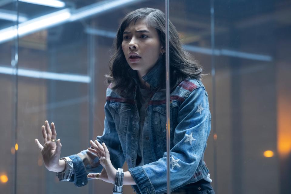 America Chavez (Xochitl Gomez) is hunted by a villain who wants her power to travel the multiverse in the new "Doctor Strange."