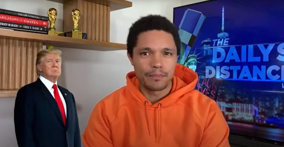 Trevor Noah And The Daily Social Distancing Show Talks About Trump, The