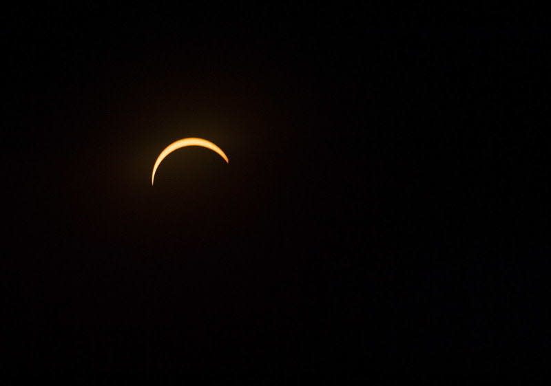 A partial solar eclipse was viewable in Bloomington in 2017. This year, Bloomington is in the path of totality and will get about 4 minutes of darkness.