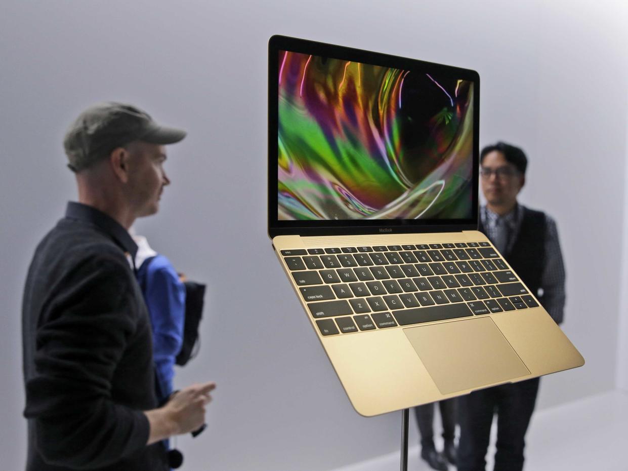 new macbook gold color