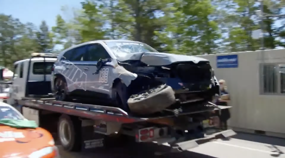 The BMW XM Rolled Three Corners Into Its Pikes Peak Record Attempt photo