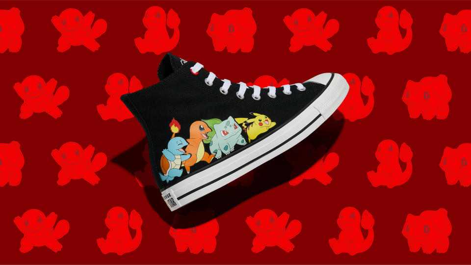 Converse x Pokémon 聯乘鞋款曝光！可愛度滿分25周年特別版Chuck Taylor 小精靈迷必定收藏