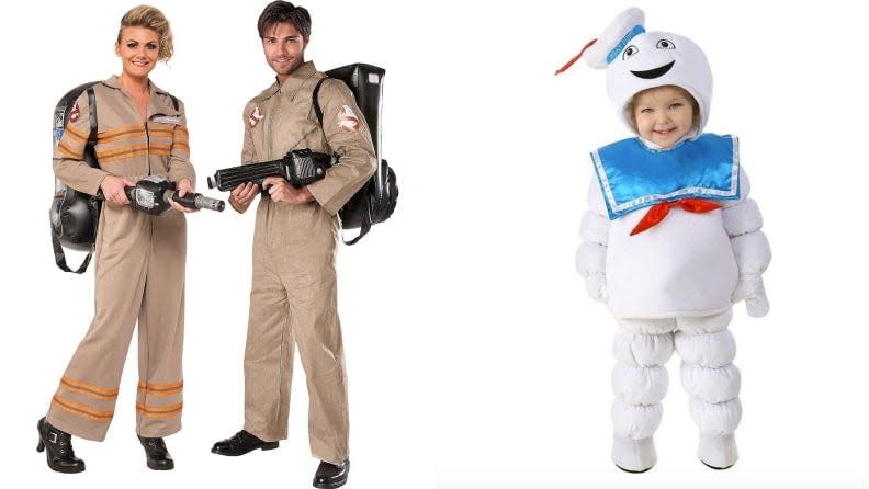 Don some coveralls and turn your toddler into the Stay Puft Marshmallow.