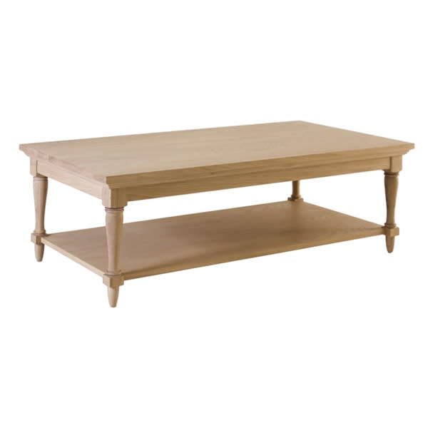 <a href="http://www.neptune.com/pages/product/product.aspx?product=2829&room=14&p=henley+120cm+rectangular+oak+coffee+table&r=living&type=157&t=coffee+tables&returnurl=%252fpages%252fproduct%252ffilter.aspx%253froom%253d14%2526category%253d53%2526type%253d157%2526r" rel="nofollow noopener" target="_blank" data-ylk="slk:Henley Coffee Table - £495 - Neptune;elm:context_link;itc:0;sec:content-canvas" class="link ">Henley Coffee Table - £495 - Neptune</a><br><br>This elegant, oak coffee table is the perfect centerpiece for any lounge and features a natural, weathered appearance. Plus, the bottom shelf is ideal for storing coffee table books and magazines.