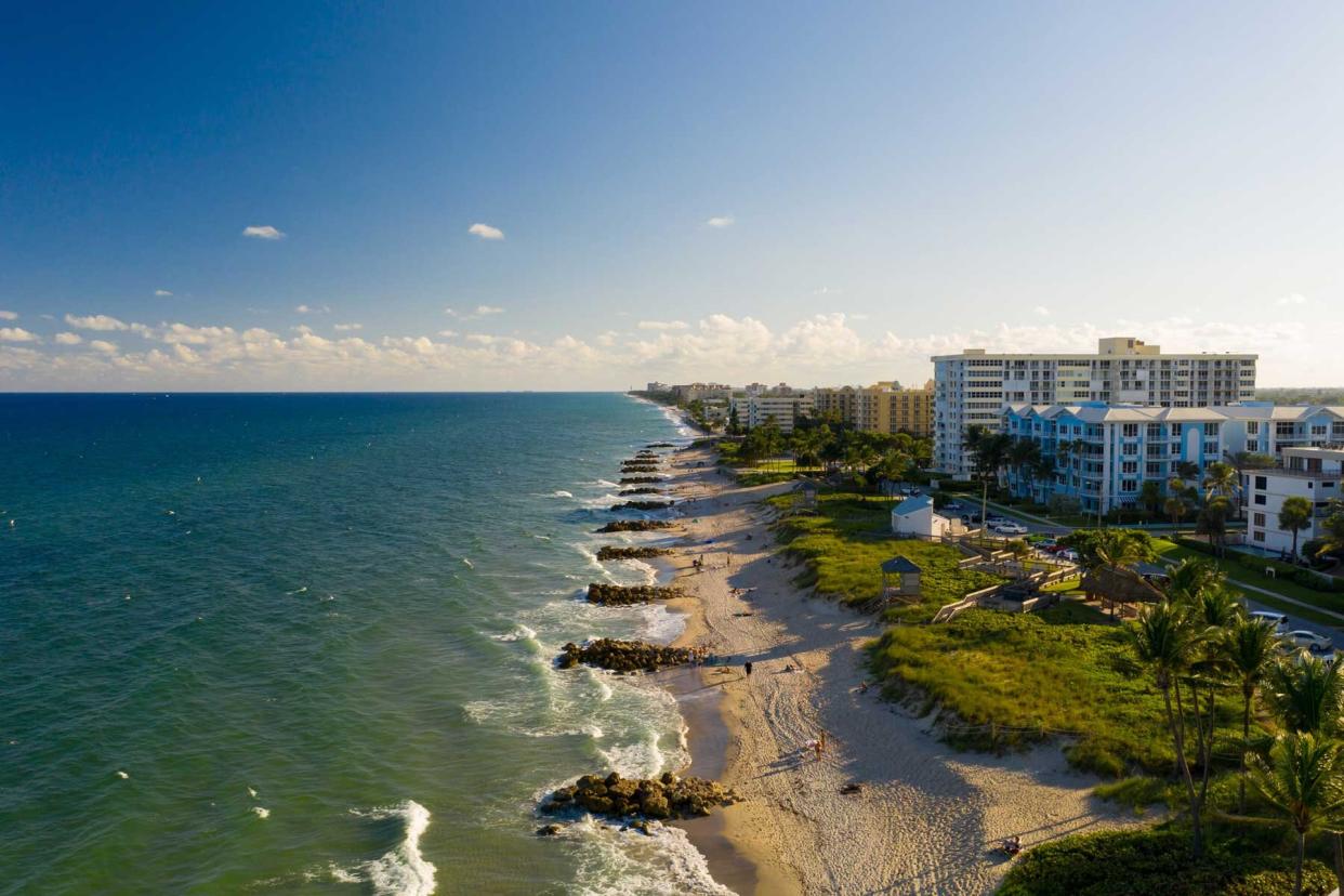 Aerial photo Deerfield Beach FL