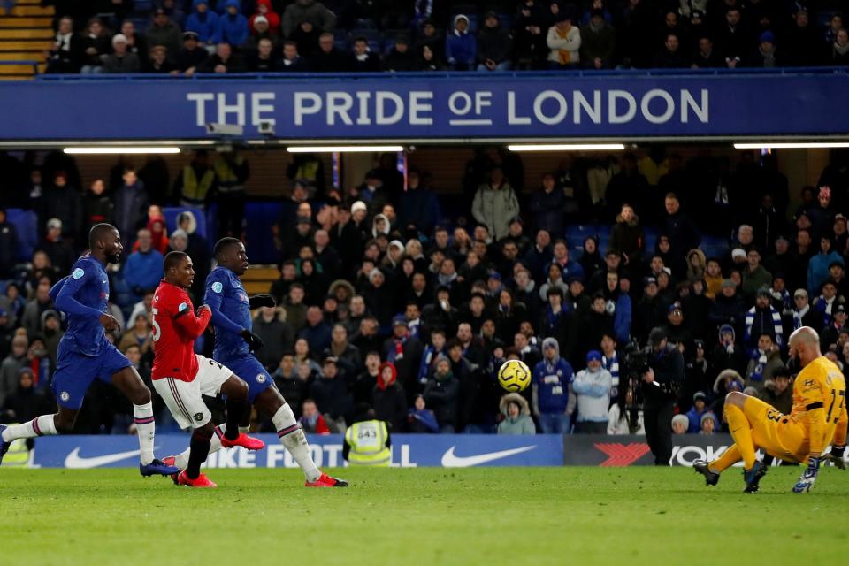 Ighalo was denied in stoppage time (Action Images via Reuters)