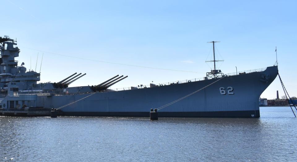 The Battleship New Jersey on Thursday, March 21, will cast off its lines and head to Paulsboro - with considerable help from four tugboats.